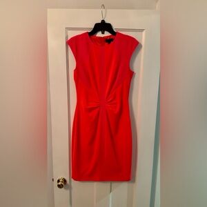 Ted Baker Coral Ruched Dress